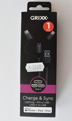 GRIXX 3 IN ÉÉN KABEL, Ophalen of Verzenden, Nieuw