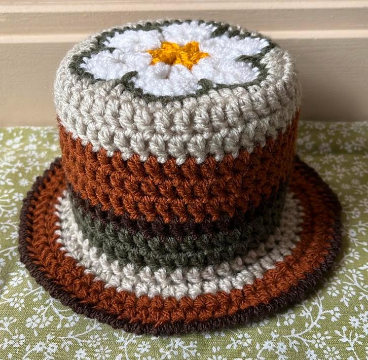 Toiletrolhoedje gehaakt hoesje wc-rol hoedenplank oldtimer, Auto-onderdelen, Interieur en Bekleding, Oldtimer onderdelen, Universele onderdelen