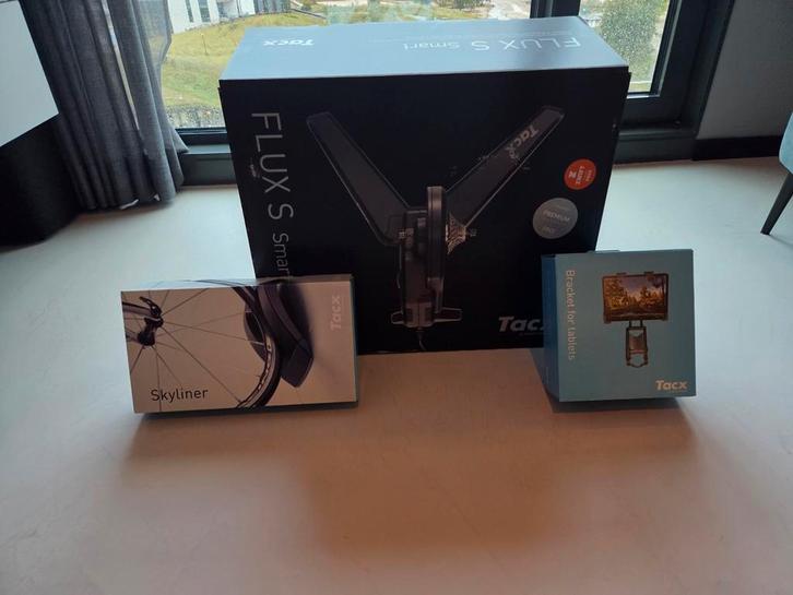 Tacx Flux S Smart kompleet, Sport en Fitness, Wielrennen, Zo goed als nieuw, Overige typen, Ophalen of Verzenden