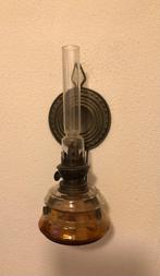 Oude Wand Olielamp, Antiek en Kunst, Antiek | Lampen, Ophalen of Verzenden