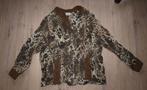 Kingfield Bruine Dierenprint Blouse (46), Kleding | Dames, Blouses en Tunieken, Bruin, Maat 46/48 (XL) of groter, Ophalen of Verzenden