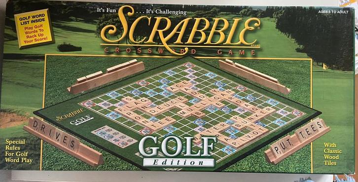 Scrabble Golf edition, Hobby en Vrije tijd, Gezelschapsspellen | Bordspellen, Zo goed als nieuw, Ophalen of Verzenden