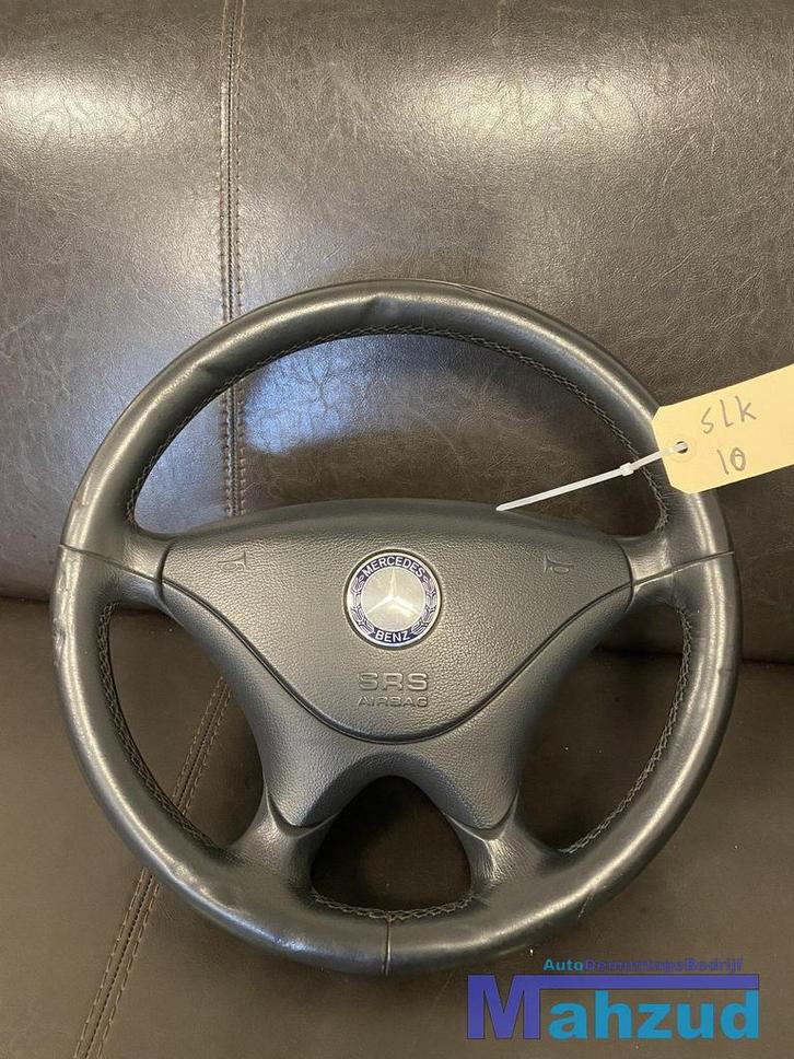 MERCEDES SLK R170 W208 CLK Stuurwiel stuur met airbag leer z, Auto-onderdelen, Besturing, Mercedes-Benz, Gebruikt, Ophalen of Verzenden