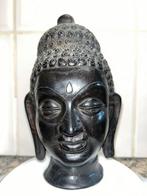 Bronzen Boeddha Beeld - Gegoten Detailrijk Kunstwerk, Ophalen of Verzenden, Zo goed als nieuw