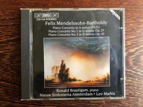 x* Mendelssohn Bartholdy Piano Concertos Brautigam, Markiz, Cd's en Dvd's, Cd's | Klassiek, Zo goed als nieuw, Overige typen, Classicisme