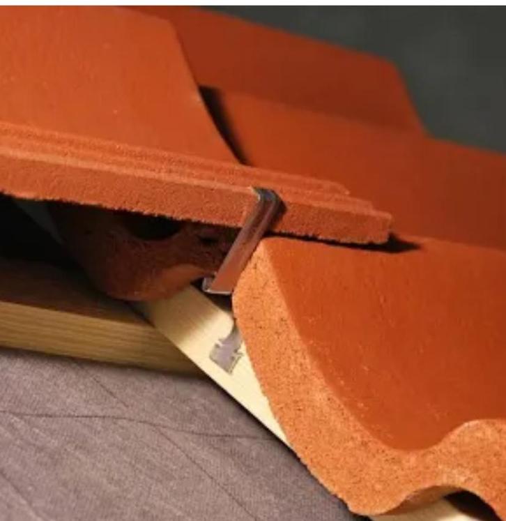 Monier panhaak voor Sneldekpan - 160 stuks, Doe-het-zelf en Verbouw, Dakpannen en Dakbedekking, Nieuw, Dakpannen, Metaal, Overige kleuren