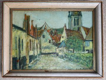 Schilderijte van kunstschilder Louis De Maeyer beschikbaar voor biedingen