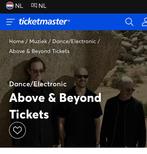 2 tickets voor Above& Beyond 31-10-25 in het AFAS Live, Twee personen
