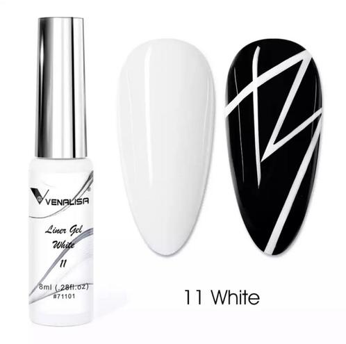 Nail Art Witte Kleur Liner Gel. Nagels/Nailart/Nagelstyliste, Sieraden, Tassen en Uiterlijk, Uiterlijk | Cosmetica en Make-up