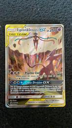 Espeon&Deoxys GX sm240, Ophalen of Verzenden, Zo goed als nieuw, Losse kaart