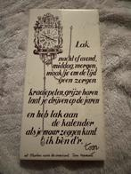 Toon hermans tegel, Ophalen of Verzenden, Zo goed als nieuw