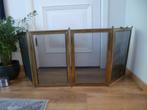 Koperen Haardscherm, Huis en Inrichting, Haarden, Ophalen of Verzenden, Gebruikt, Houthaard