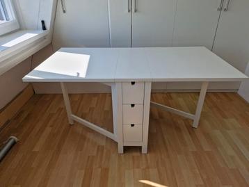 IKEA NORDENKlaptafel, wit, 26/89/152x80 cm   beschikbaar voor biedingen