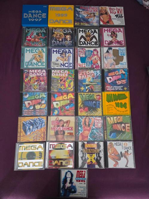 29x Mega Dance cd's 90's orginele cd reeks van Arcade, Cd's en Dvd's, Cd's | Dance en House, Zo goed als nieuw, Dance Populair