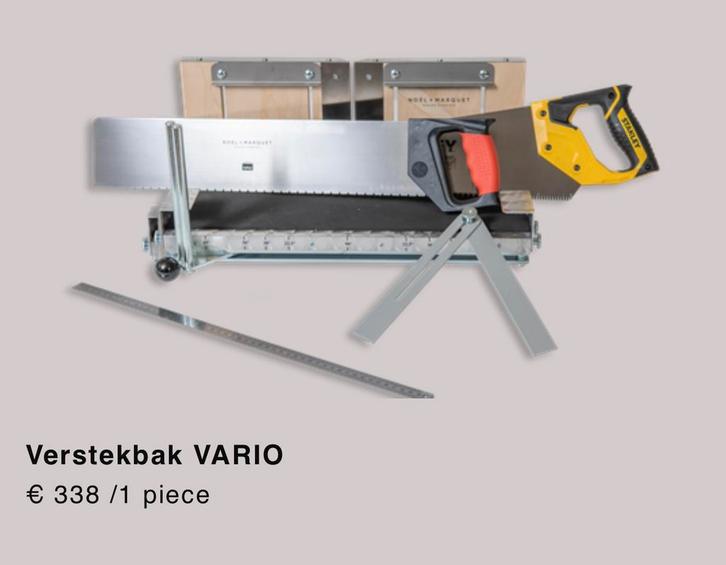 Professionele Verstekbak VARIO + Verhoogset Noël & Marquet, Doe-het-zelf en Verbouw, Gereedschap | Handgereedschap, Zo goed als nieuw