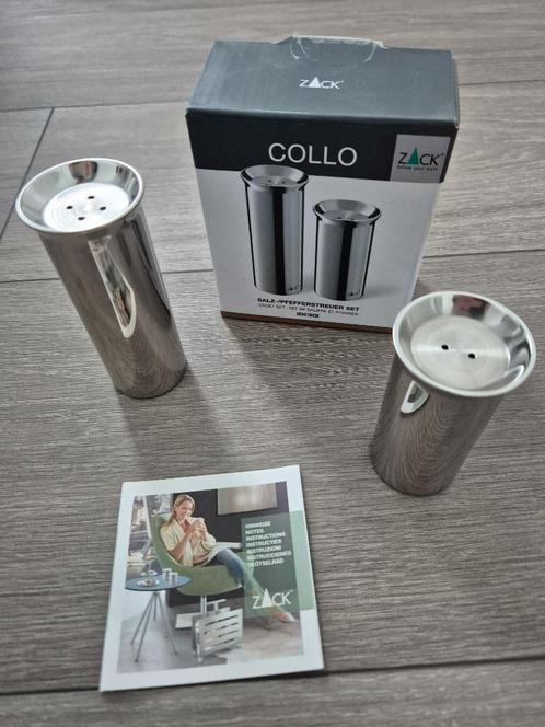 Zack Collo peper- en zoutvaatje [nieuw], Huis en Inrichting, Keuken | Keukenbenodigdheden, Nieuw, Ophalen of Verzenden