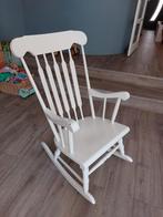 Schommelstoel, Huis en Inrichting, Stoelen, Ophalen, Gebruikt, Wit, Eén