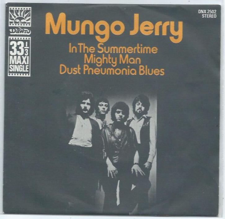Mungo Jerry- In the Summertime Maxi singel!, Cd's en Dvd's, Vinyl Singles, Gebruikt, Pop, Verzenden