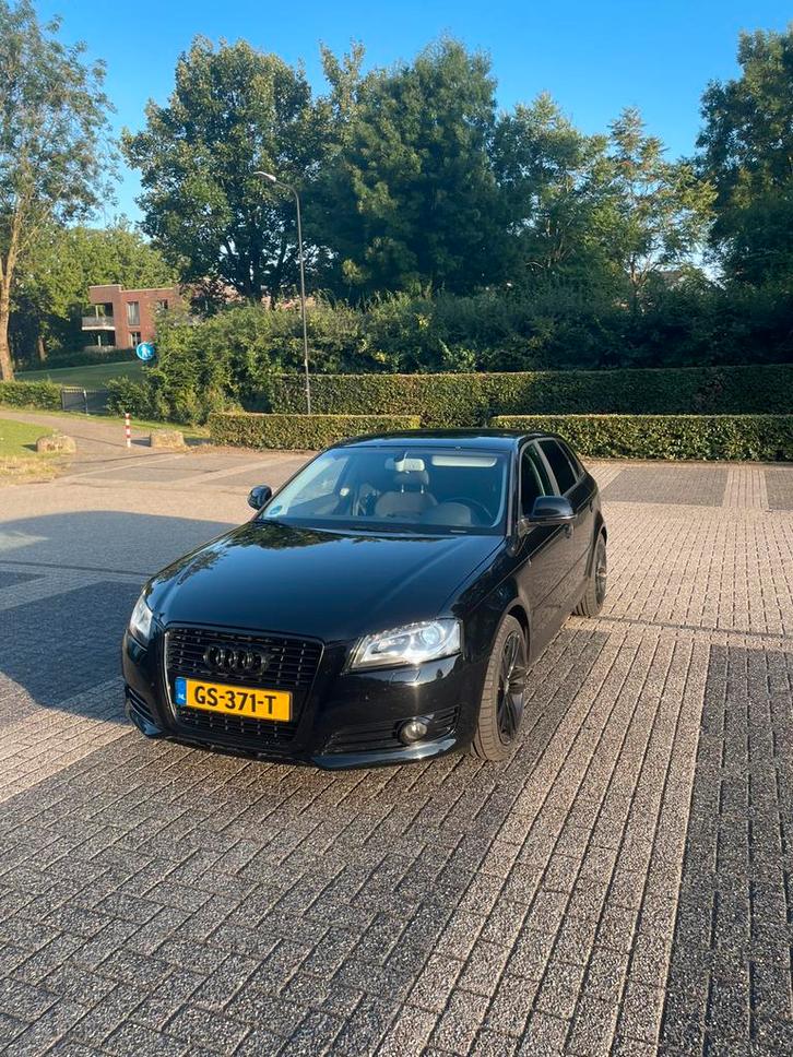 Audi A3 2.0 Tfsi 147KW Sportback S-tron 2010 Zwart, Auto's, Audi, Particulier, Benzine, D, Hatchback, Automaat, Geïmporteerd, Zwart