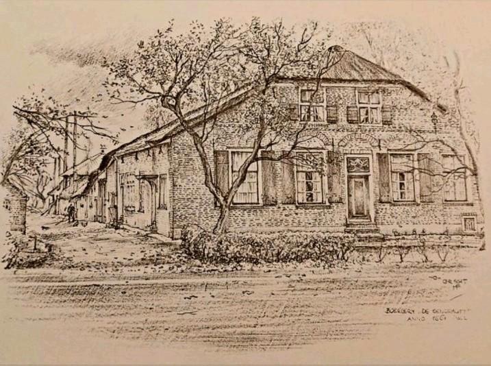 Eemnes ... Boerderij de Eendracht ..., Antiek en Kunst, Kunst | Tekeningen en Foto's, Ophalen of Verzenden