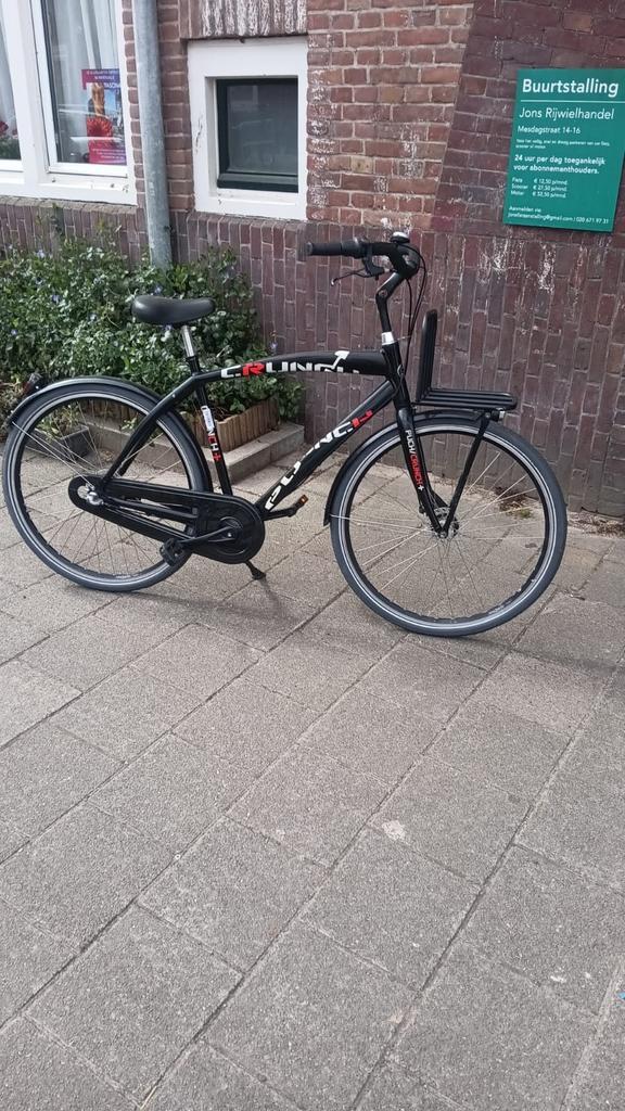 Puch crunch herenfiets 57 cm frame 3 versnellingen & handrem, Fietsen en Brommers, Fietsen | Heren | Herenfietsen, Gebruikt, Overige merken