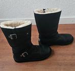 Weinig gedragen, Zwart leren UGG's model Kensington, maat 38, Hoge laarzen, UGG, Zwart, Ophalen of Verzenden
