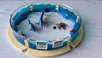 Playmobil Bassin voor zeedieren 9063 zwaardvis en schilpad, Ophalen of Verzenden, Zo goed als nieuw, Complete set