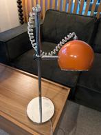 Retro Oranje Eyeball Lamp, Huis en Inrichting, Lampen | Vloerlampen, Ophalen of Verzenden, Gebruikt, Metaal, Minder dan 100 cm