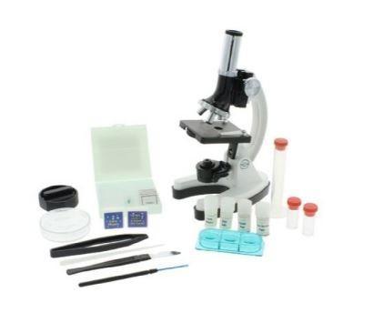 Microscoop set voor kinderen (8+) met 28 onderdelen, Hobby en Vrije tijd, Vergrootglazen, Loepen en Loeplampen, Zo goed als nieuw