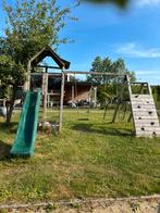 Speeltoestel met glijbaan, klimmuur, schommels wn huisje, Kinderen en Baby's, Speelgoed | Buiten | Speeltoestellen, Ophalen of Verzenden