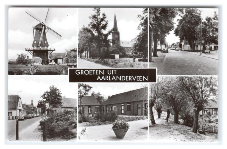 Aarlanderveen, Groeten uit Aarlanderveen, Verzamelen, Ansichtkaarten | Nederland, Gelopen, Zuid-Holland, 1960 tot 1980, Verzenden