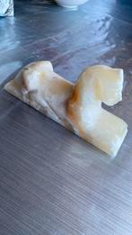 Vintage Art Deco Onyx Sphynx, Verzamelen, Beelden en Beeldjes, Ophalen of Verzenden, Gebruikt, Dier