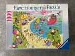 Ravensburger puzzel, 1000 stukjes - NICI, Ophalen of Verzenden, 500 t/m 1500 stukjes, Zo goed als nieuw, Legpuzzel