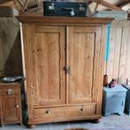Brocante oude kast biedermeierkast servieskast keukenkast, Antiek en Kunst, Curiosa en Brocante, Ophalen