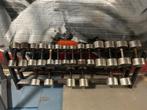 Dumbells set fitness inclusief dumbellrek, Sport en Fitness, Ophalen of Verzenden, Gebruikt, Krachtstation
