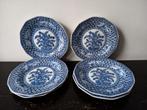 Antieke China Tecla patroon borden,Regout Maastricht,6 stuks, Ophalen of Verzenden