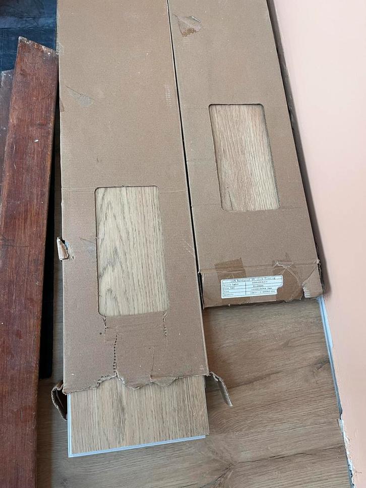 PVC click Vloer Planken - Nieuw in Doos!, Doe-het-zelf en Verbouw, Vloerdelen en Plavuizen, Nieuw, Vloerdelen of -planken, Kunststof