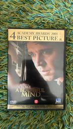 A Beautiful Mind met Russel Crowe van Ron Howard., Cd's en Dvd's, Dvd's | Drama, Ophalen of Verzenden, Zo goed als nieuw