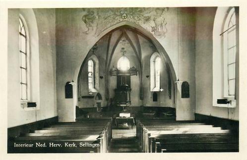 (388-482-017) Sellingen  Ned Herv Kerk, Verzamelen, Ansichtkaarten | Nederland, Groningen, Verzenden