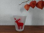 Leonardo waxinelichthouder kerst rendier, Diversen, Kerst, Ophalen of Verzenden, Zo goed als nieuw