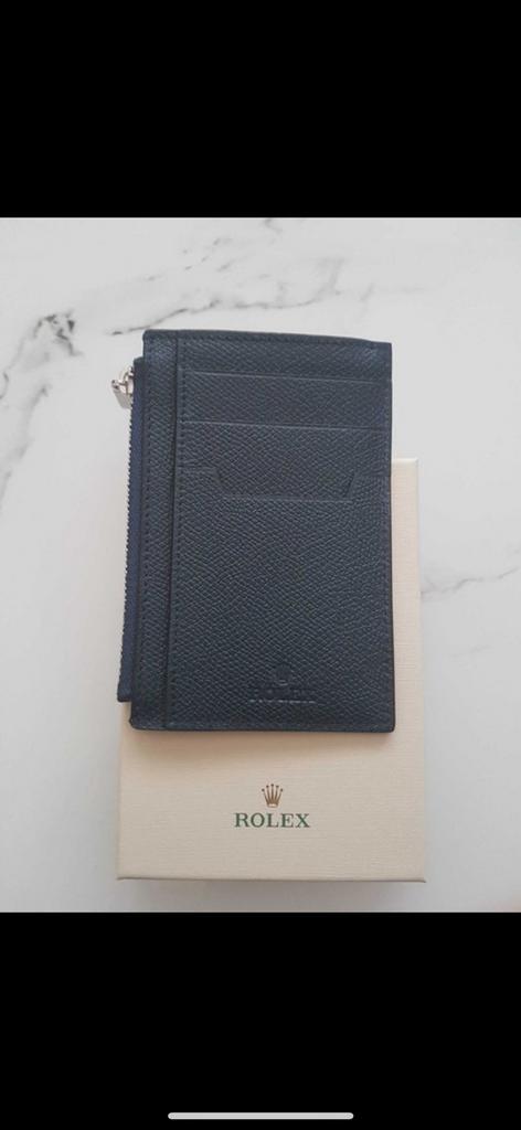 Rolex Porte Carte Zip 2025 Cuir – Authentieke Kaartenhouder, Sieraden, Tassen en Uiterlijk, Portemonnees, Nieuw, Overige merken