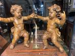 17de / 18de eeuw GROTE engelen engel putti  volkskunst, Antiek en Kunst, Ophalen