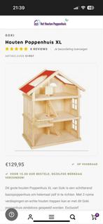 Goki XL Poppenhuis - met veel poppetjes - meer dan compleet, Ophalen of Verzenden, Gebruikt, Poppenhuis
