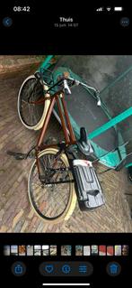 Bruine heren transportfiets - 3 versnellingen, Fietsen en Brommers, Fietsen | Heren | Herenfietsen, Ophalen of Verzenden, Gebruikt