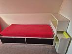 Ikea Eenpersoonsbed met Kast en Lades, Ophalen, 90 cm, Eenpersoons, Wit