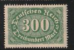 Duitsland 1922 - 300 mark, Ophalen of Verzenden, Overige periodes, Postfris