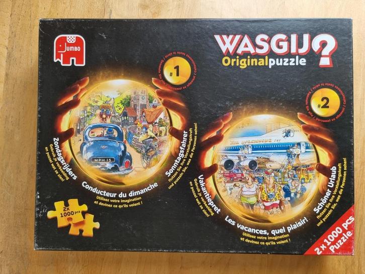 wasgij 1000st, Hobby en Vrije tijd, Denksport en Puzzels, Zo goed als nieuw, Legpuzzel, 500 t/m 1500 stukjes, Ophalen of Verzenden