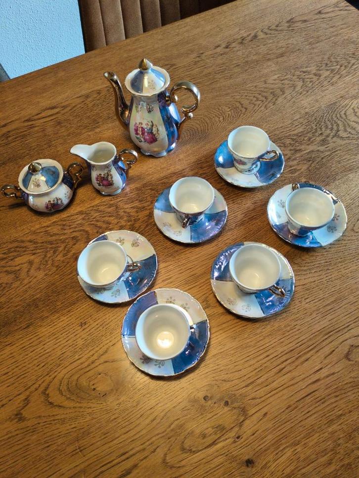 Vintage Theeservies - Compleet!, Antiek en Kunst, Antiek | Servies compleet, Ophalen of Verzenden