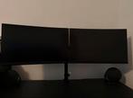 Monitorschermen inclusief armen 24 Inch, Ophalen of Verzenden, Zo goed als nieuw, 60 Hz of minder, HDMI