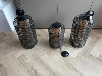Dutchbone Archer hanglampen (set van 3) beschikbaar voor biedingen